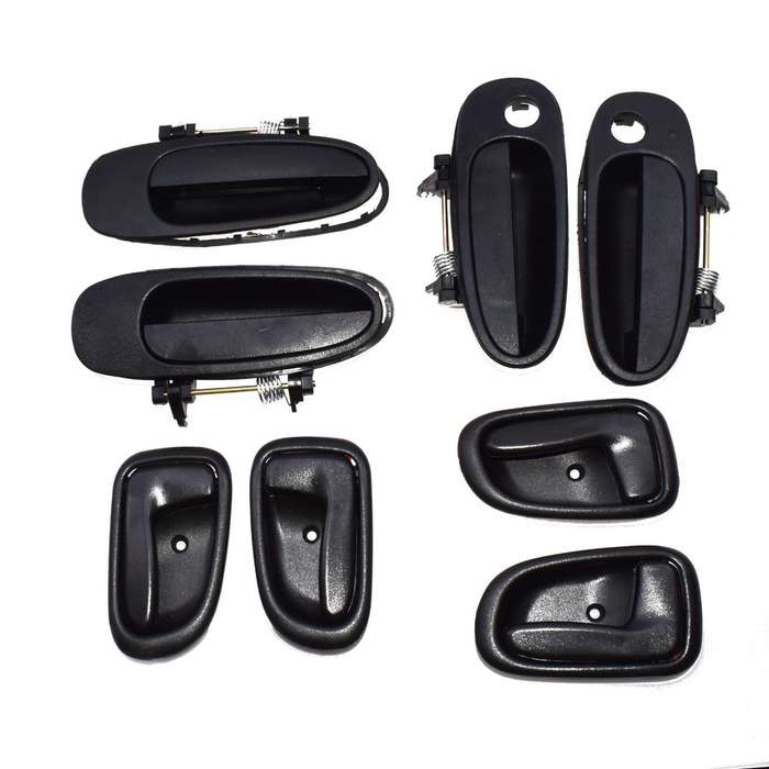 Door Handle Black Outside Black Inside Kit Set 8 For Toyota Corolla 6920512130