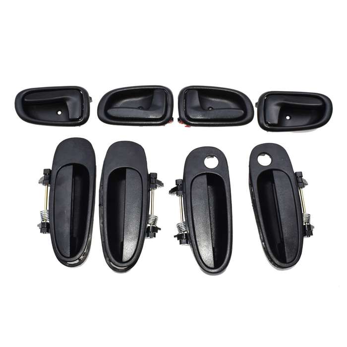 Door Handle Black Outside Black Inside Kit Set 8 For Toyota Corolla 6920512130