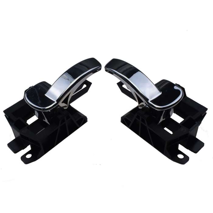 A pair Interior Door Handles Left &amp; Right Chrome For Nissan Qashqai 2007- 2014
