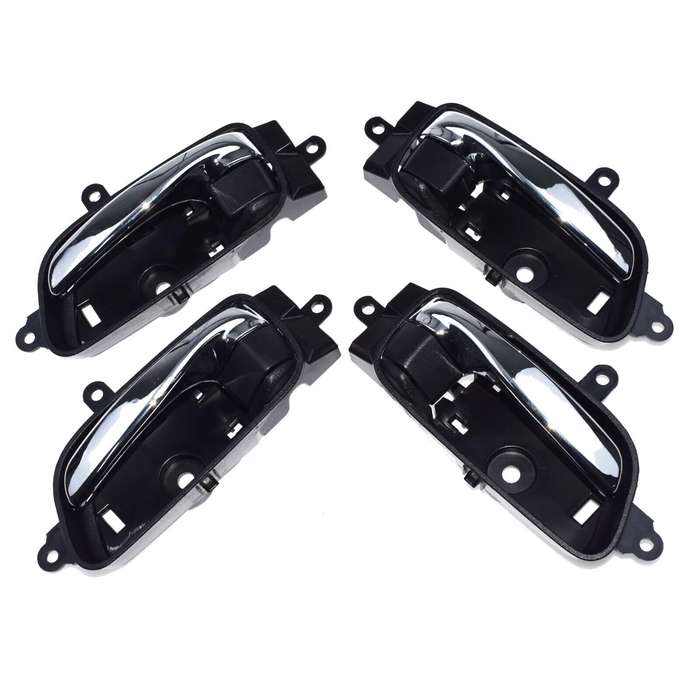 4Pcs Inside Interior Door Handle Chrome Set For Nissan Altima Pathfinder
