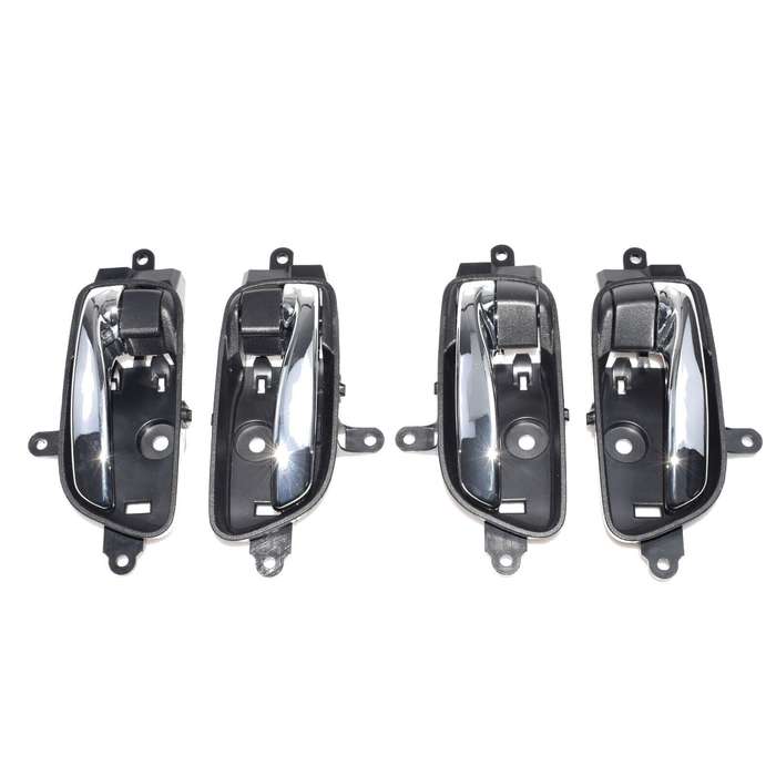 4Pcs Inside Interior Door Handle Chrome Set For Nissan Altima Pathfinder