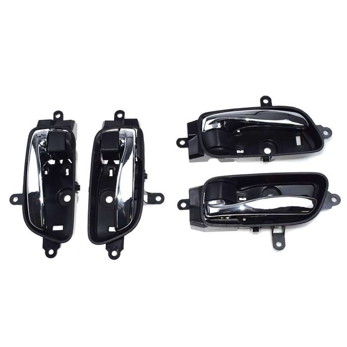 4Pcs Inside Interior Door Handle Chrome Set For Nissan Altima Pathfinder