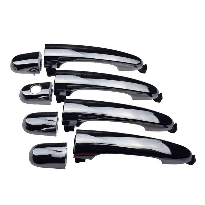 4PCS Chrome Exterior Door Handles Set FL FR RL RR For Kia Sorento 2011-2015