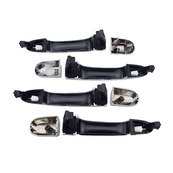 4PCS Chrome Exterior Door Handles Set FL FR RL RR For Kia Sorento 2011-2015