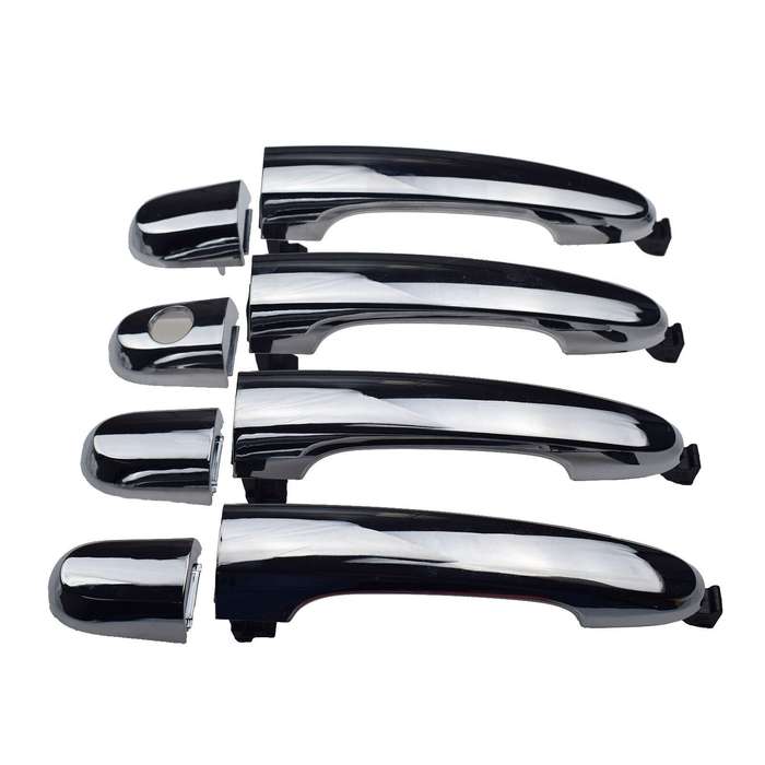 4PCS Chrome Exterior Door Handles Set FL FR RL RR For Kia Sorento 2011-2015