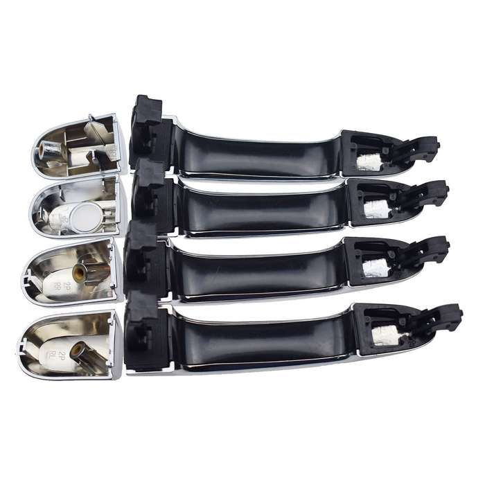 4PCS Chrome Exterior Door Handles Set FL FR RL RR For Kia Sorento 2011-2015