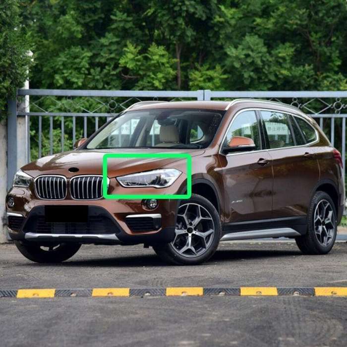 Fit For BMW X1 2016 2017 2018 2019 Left Headlight Lens Cover Transparent