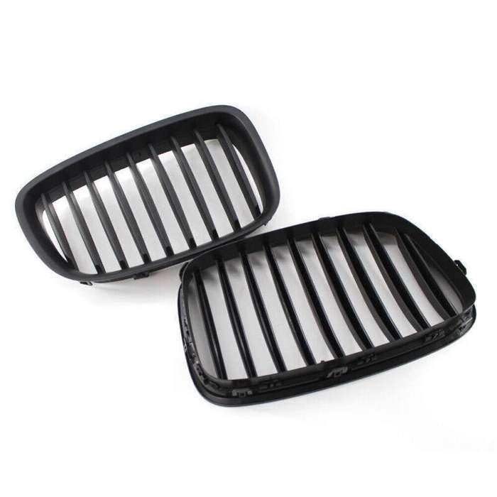 2X/Set Flat Black Front Grille fit for BMW F07 GT 5 Series 2010-2013 Mesh Grill