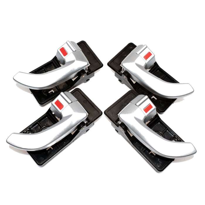 Left &amp; Right 4PCS Silver Interior Door Handle For Hyundai Tucson 2008-2009