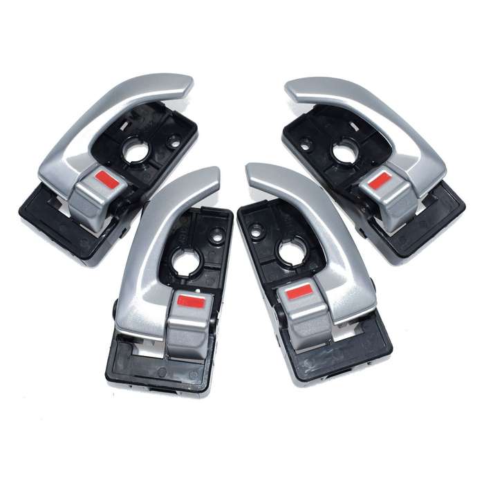 Left &amp; Right 4PCS Silver Interior Door Handle For Hyundai Tucson 2008-2009