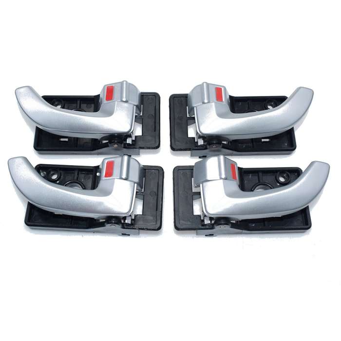 Left &amp; Right 4PCS Silver Interior Door Handle For Hyundai Tucson 2008-2009