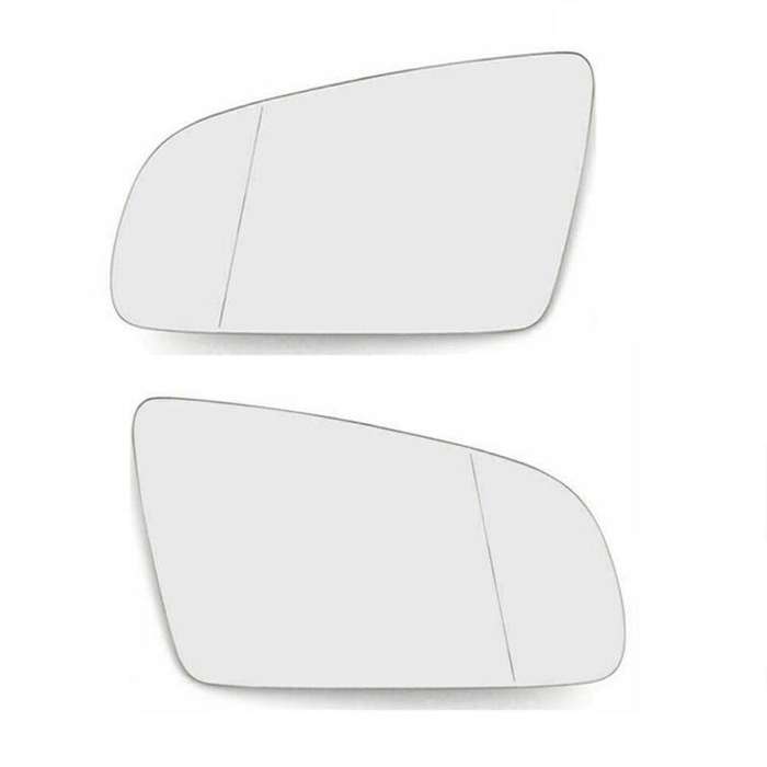 Pair Rearview Mirror Glass Heated For Audi A3 2004-2008 Right&amp;Left Side