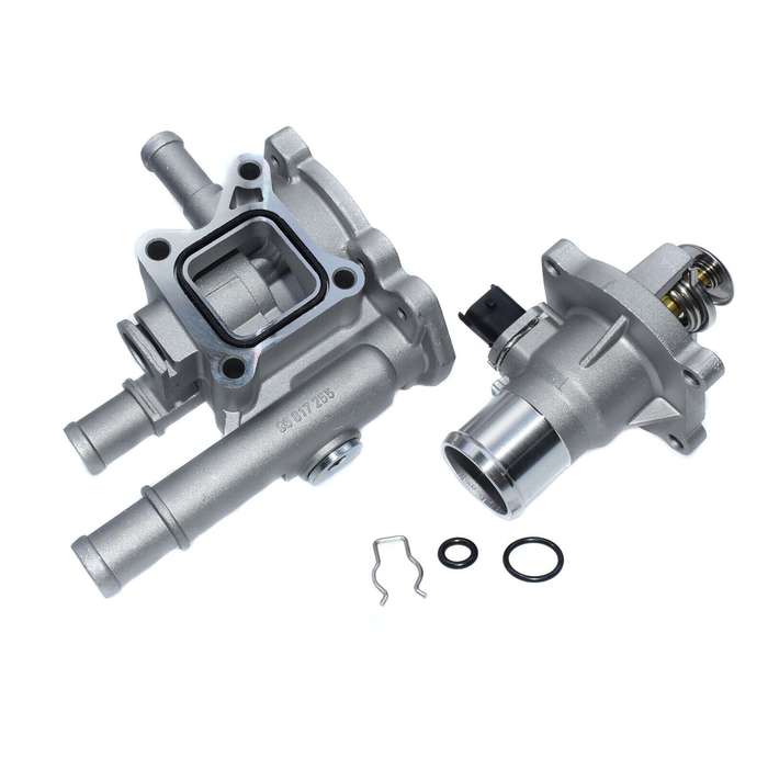 Engine Coolant Thermostat &amp; Housing Cover Set For Chevrolet Cruze Aveo Opel