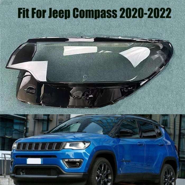 For Jeep Compass 2020 2021 2022 Left Side Headlight Headlamp Clear Lens Cover