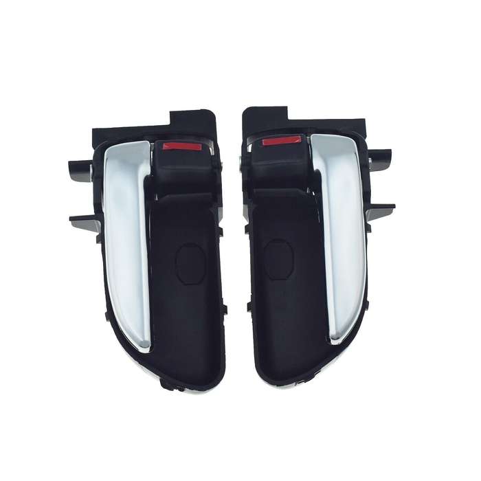 Left &amp; Right Side Interior Chrome Door Handles Pair For Subaru Forester 2003-08
