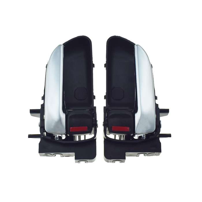 Left &amp; Right Side Interior Chrome Door Handles Pair For Subaru Forester 2003-08