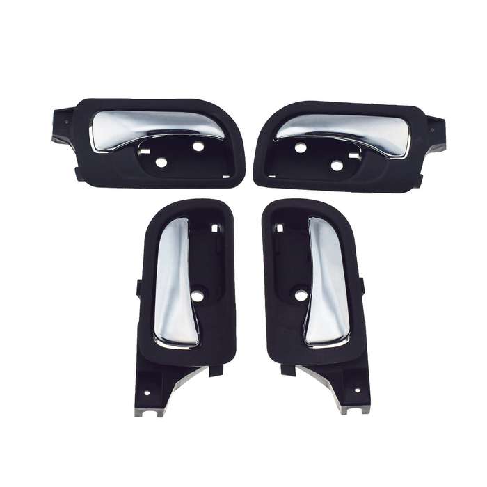 Set of 4 Interior Door Handles Chrome FL FR RL RR For Honda Accord 2003-2007