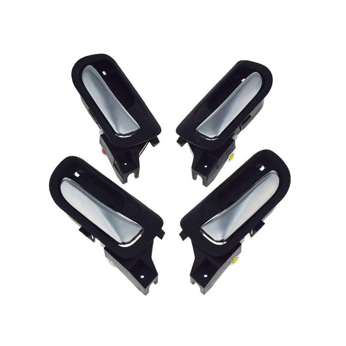 Set of 4 Interior Door Handles Chrome FL FR RL RR For Honda Accord 2003-2007