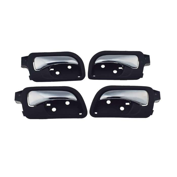 Set of 4 Interior Door Handles Chrome FL FR RL RR For Honda Accord 2003-2007
