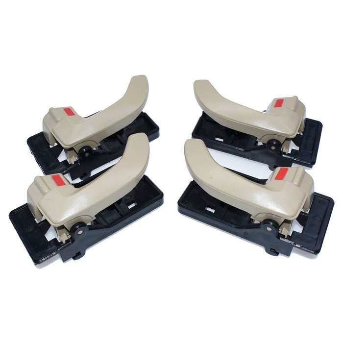 Left &amp; Right 4PCS Beige Interior Door Handle For Hyundai Tucson 2008-2009