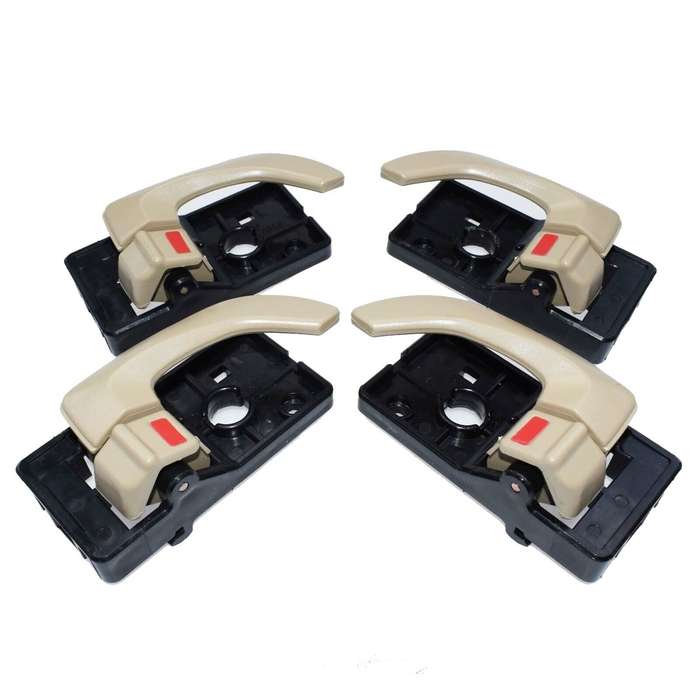 Left &amp; Right 4PCS Beige Interior Door Handle For Hyundai Tucson 2008-2009