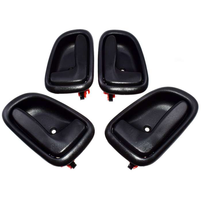 Inside Door Handle Fit Toyota Corolla GEO Prizm 1993-1997 set of 4 pcs Black