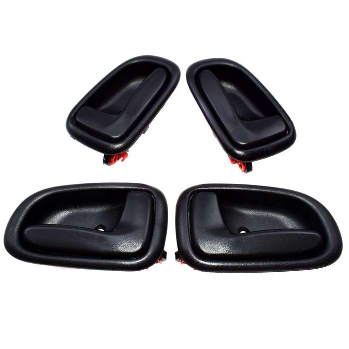 Inside Door Handle Fit Toyota Corolla GEO Prizm 1993-1997 set of 4 pcs Black