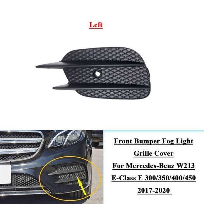 Front Bumper Fog Lamp Grille Cover For Mercedes-Benz W213 E-Class 2017-2020 Left