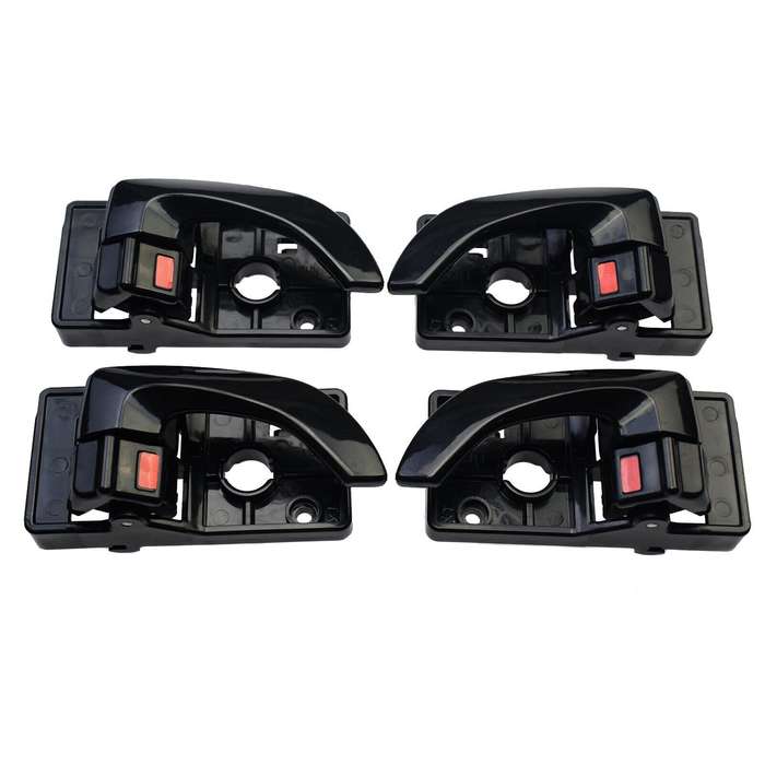 Left &amp; Right 4PCS Black Interior Door Handles For Hyundai Tucson 2008-2009