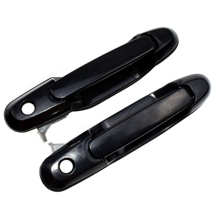 For Toyota Sienna Front Left Right Black Outside Exterior Door Handles 2Pcs Set