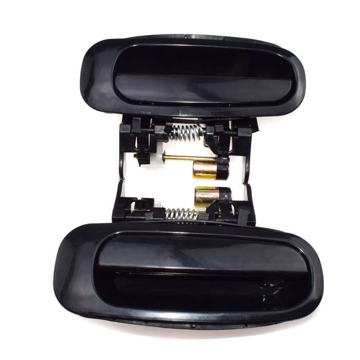 For Toyota Corolla Chevrolet Prizm 2Pc Rear Left Right Outside Door Handle Black