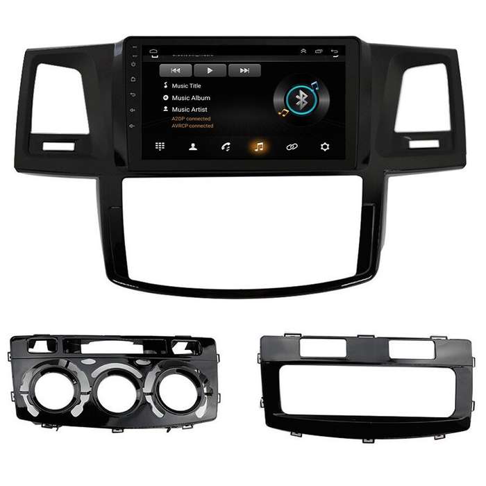 For Toyota Hilux Fortuner 2008-2014 Android 13 CarPlay Head Unit Radio GPS Navi