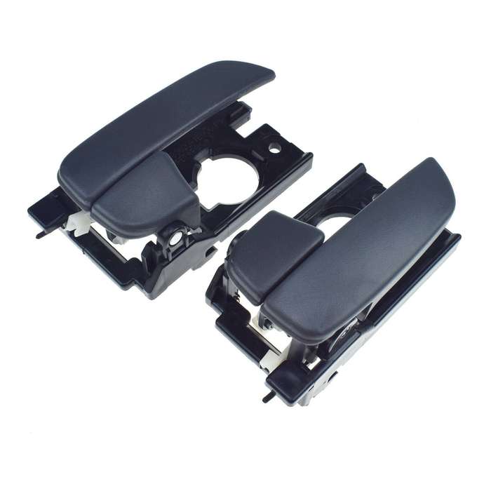 Rear Left &amp; Right Interior Door Handles Gray Pair For Hyundai Accent 2006-2011