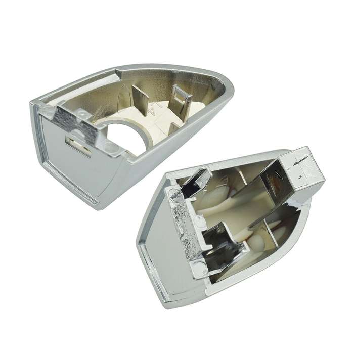 Chrome Front Left &amp; Right Door Handle Caps Pair For Hyundai Tucson 2016-2020