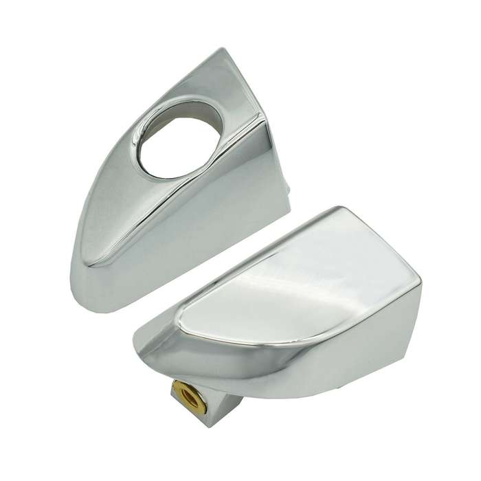 Chrome Front Left &amp; Right Door Handle Caps Pair For Hyundai Tucson 2016-2020