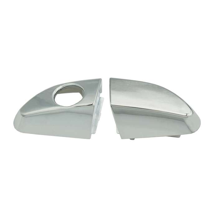 Chrome Front Left &amp; Right Door Handle Caps Pair For Hyundai Tucson 2016-2020