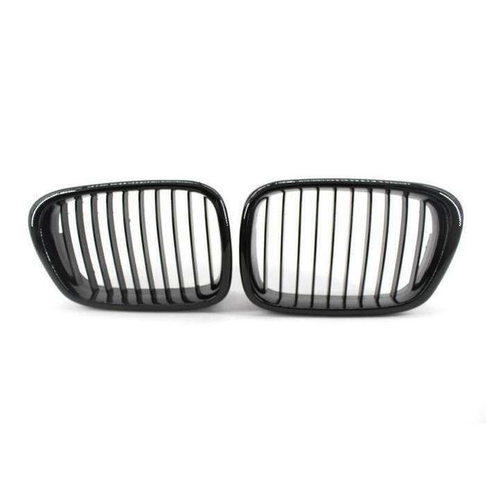 Pair of Front Kidney Grille fit for BMW E39 M5 1999-2003 5 Series Gloss Black