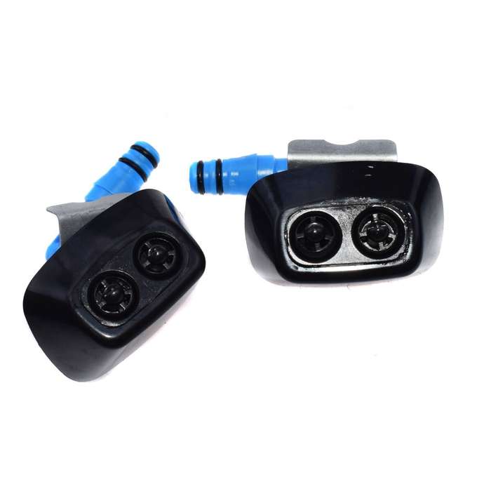 Left &amp; Right Headlight Washer Jet Nozzle For Saab 9-3 2004-12 12803972 12803973