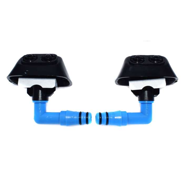 Left &amp; Right Headlight Washer Jet Nozzle For Saab 9-3 2004-12 12803972 12803973