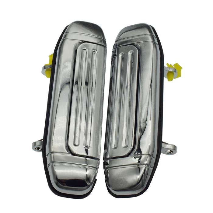 Front Left &amp; Right Exterior Door Handles Chrome For Mitsubishi Pajero Montero