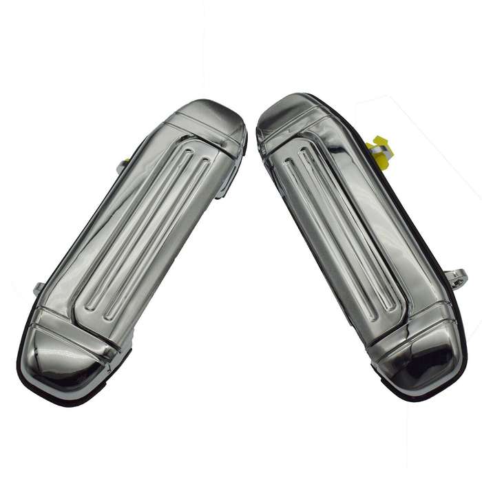 Front Left &amp; Right Exterior Door Handles Chrome For Mitsubishi Pajero Montero