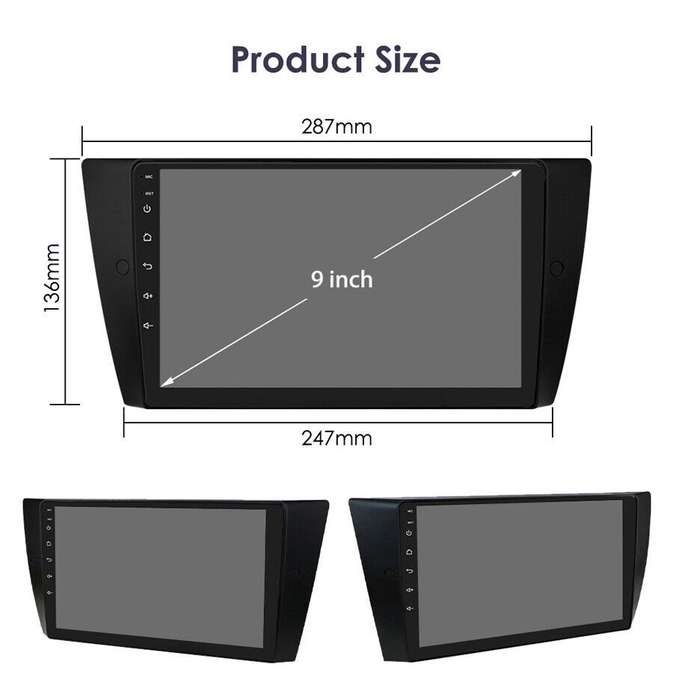 CarPlay Android Car Radio Navigation GPS Wifi Stereo for BMW M3 E90 E91 E92 E93