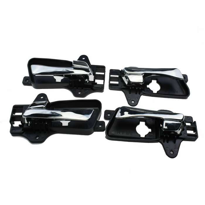 Chrome Inside Door Handles FL FR RL RR 4PCS For 2009-2012 Hyundai Elantra 2.0L