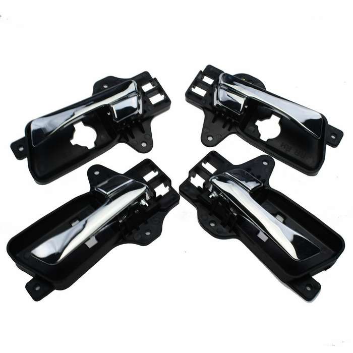 Chrome Inside Door Handles FL FR RL RR 4PCS For 2009-2012 Hyundai Elantra 2.0L