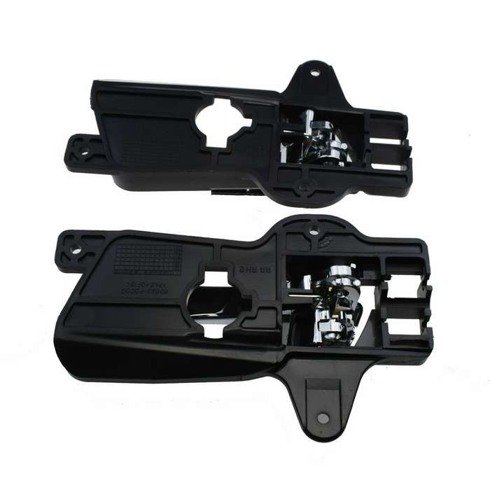 Chrome Inside Door Handles Rear Left &amp; Right For 2009-2012 Hyundai Elantra 2.0L