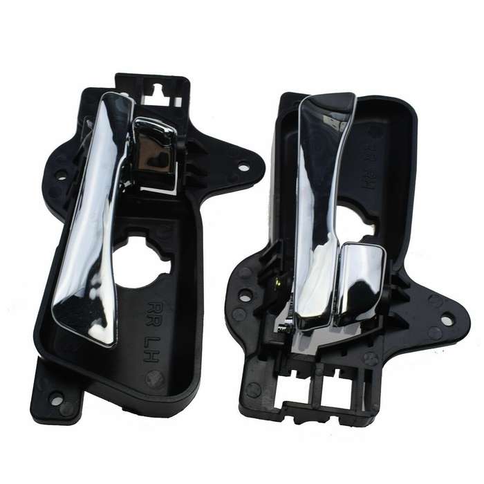 Chrome Inside Door Handles Rear Left &amp; Right For 2009-2012 Hyundai Elantra 2.0L