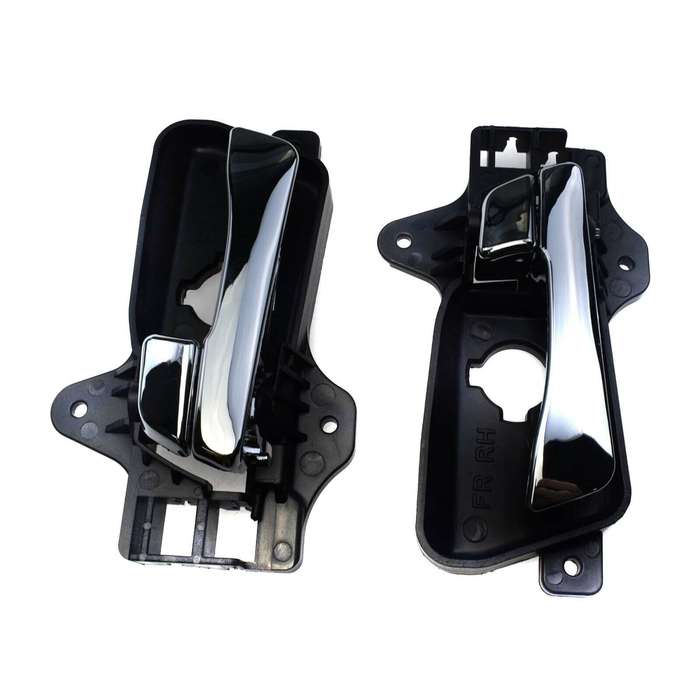 Chrome Inside Door Handles Front Left &amp; Right For 2009-2012 Hyundai Elantra 2.0L