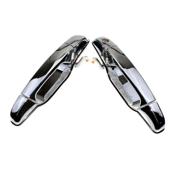 Outside Chrome Door Handles Front L &amp; R For Chevrolet Tahoe Silverado GMC Sierra