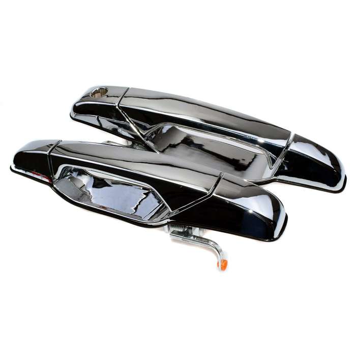 Outside Chrome Door Handles Front L &amp; R For Chevrolet Tahoe Silverado GMC Sierra