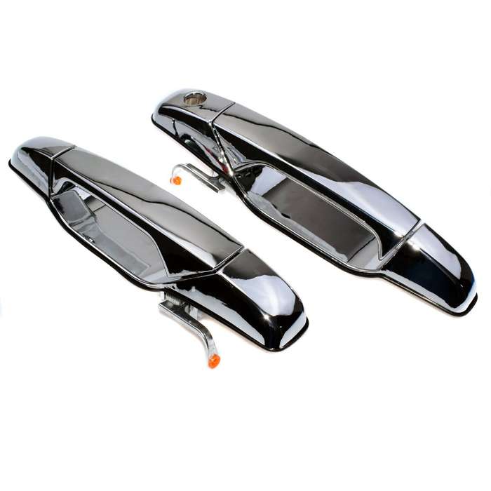 Outside Chrome Door Handles Front L &amp; R For Chevrolet Tahoe Silverado GMC Sierra